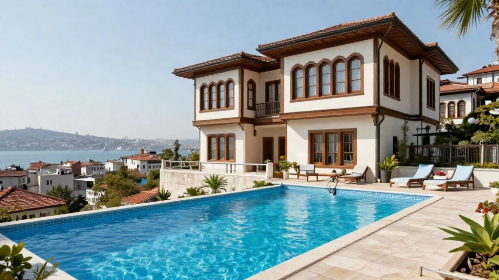istanbul waterfront villa for sale