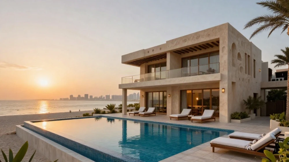 luxury waterfront villas dubai