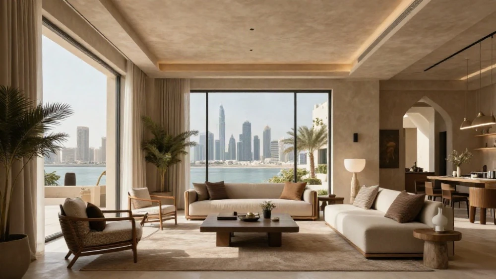 modern luxury villa interior dubai